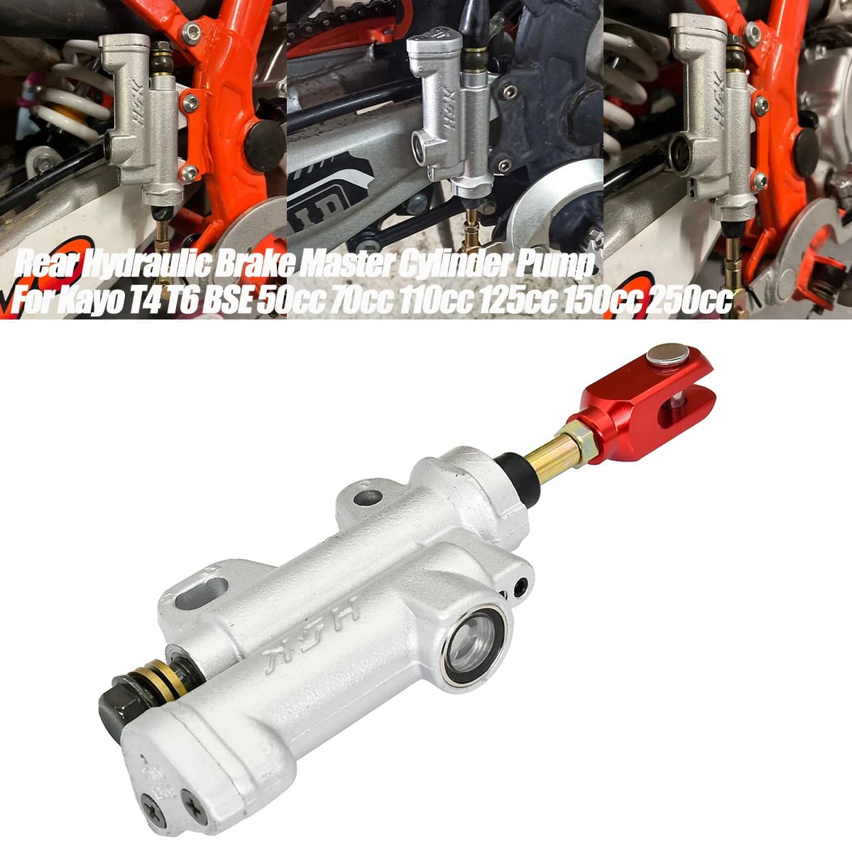Pompa Freno Posteriore Idraulica Moto ATV Pit Pro Dirt Bike Per Kayo T4 T6 BSE 50cc 70cc 110cc 125cc 150cc 250cc
