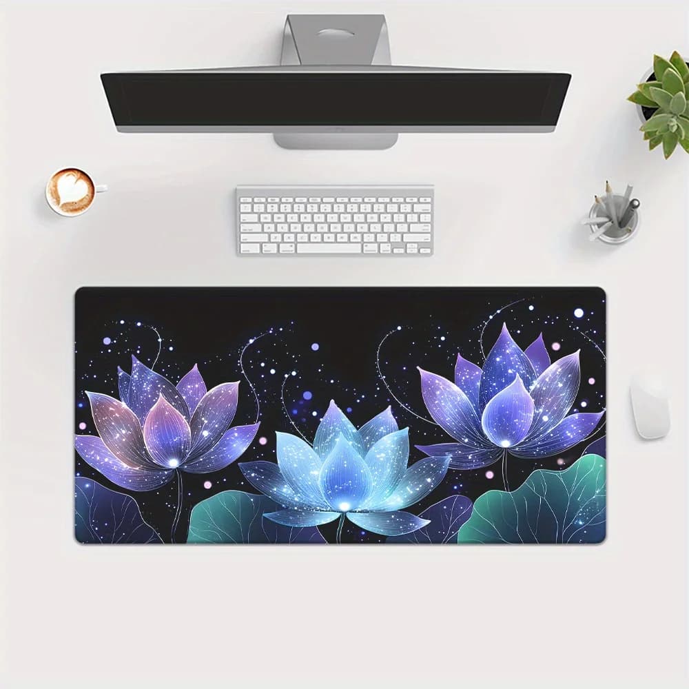 Tappetino per Mouse Premium Esteso, Tappetino da Scrivania Professionale con Superficie in Tessuto Liscio e Base in Gomma Naturale per PC, Laptop, Tastiera e Set da Ufficio