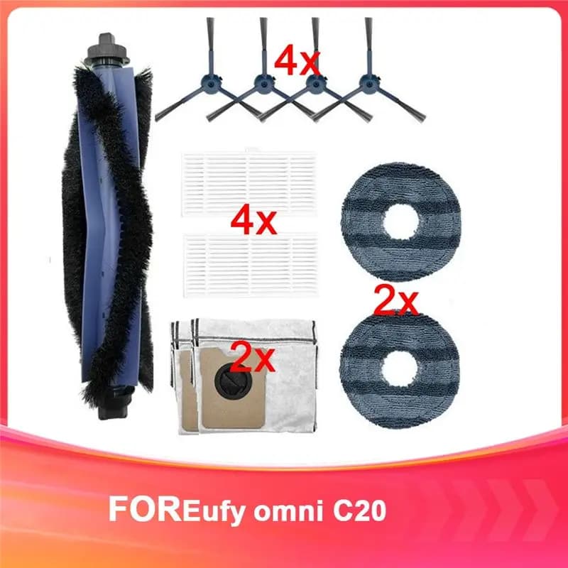 AEE2-Per aspirapolvere robot Eufy Omni C20 Accessori Consumabili per aspirapolvere