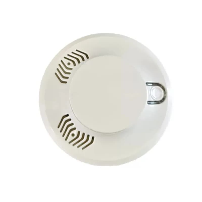 220V Wired Smoke Detector Relay Output NO NC Dry Contact Fire Alarm Industrial Grade