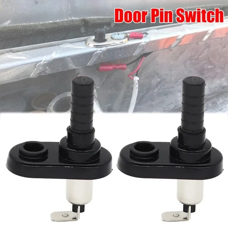 2x Interruttore a Perno Elettronico Universale per Auto e Camion, 20A 12V, per Luci, Porte, Allarme, Cofano, Bagagliaio, Vano Portaoggetti