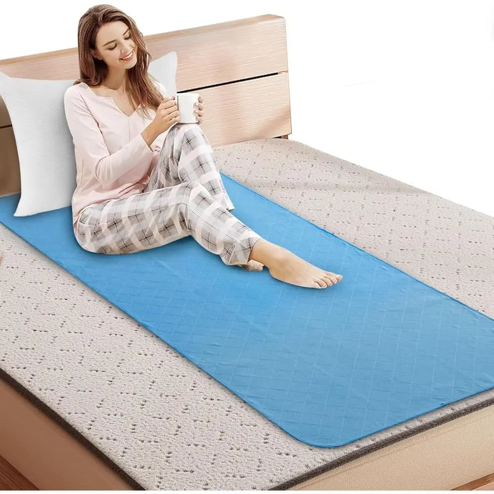 Hospital Bed Bearings 34'' x 76'', Pack of 2, Waterproof Anti-slip Sheets and Mattress Protection, Incontinence Washables and Bed Pips