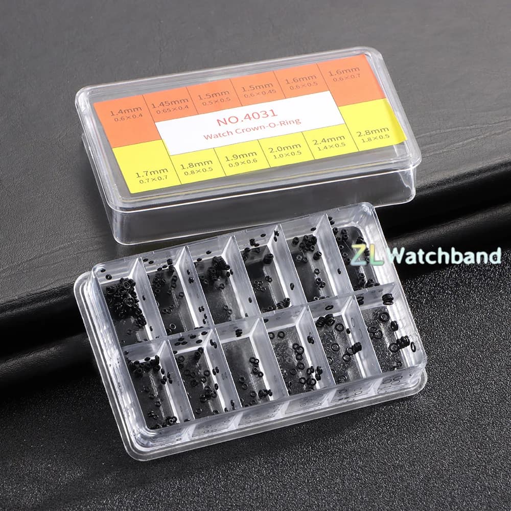 New O-Ring Watch Crown Waterproof Mini Rubber Washer Watches Seals Watch Gasket O-Ring Gaskets Part Watch Repair Tools Accessory
