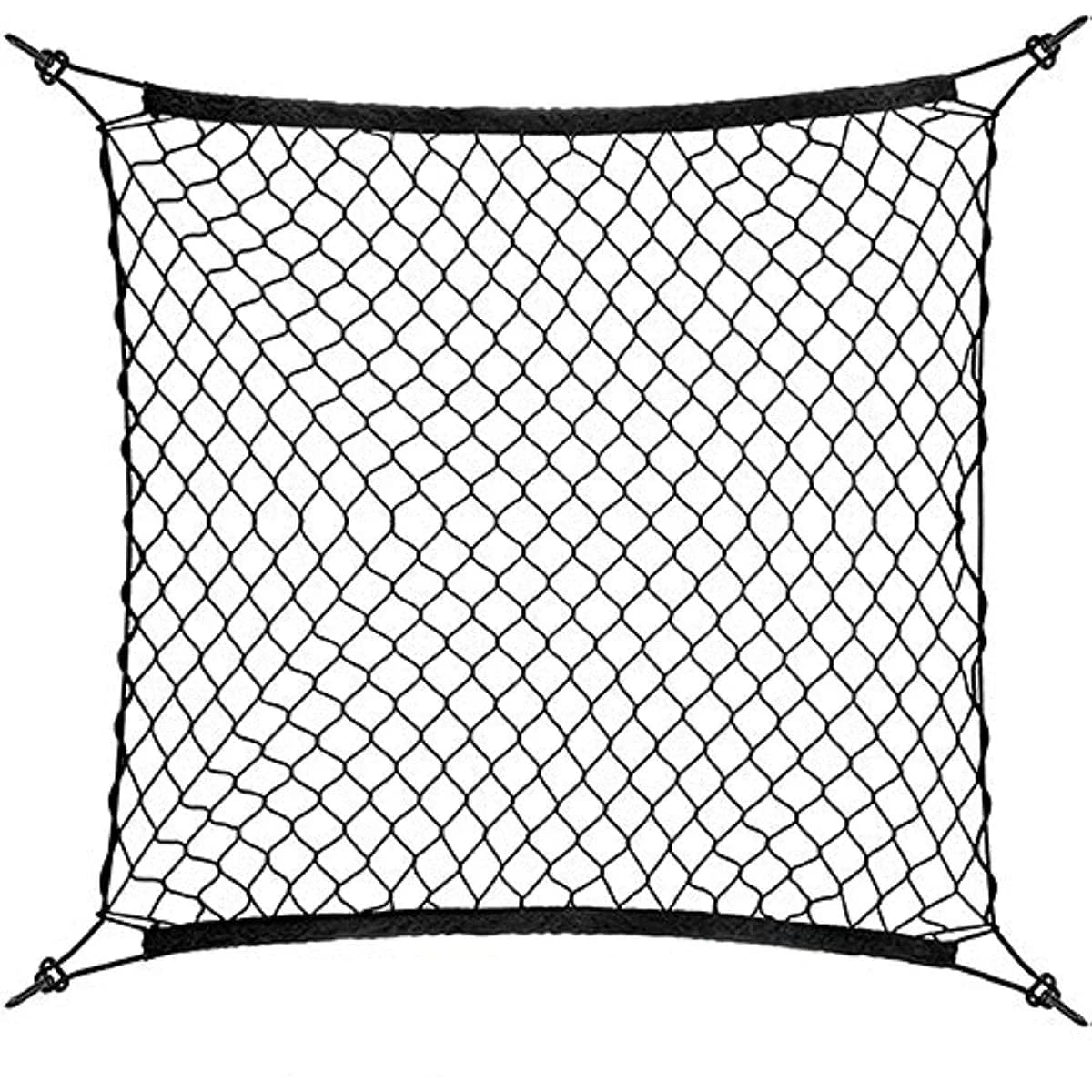 Rete Portaoggetti Posteriore in Nylon per Auto - Organizzatore per Bagagliaio per Audi A1-A8 Q2-Q7 TT Serie S, Rete Robusta per Vano Portabagagli