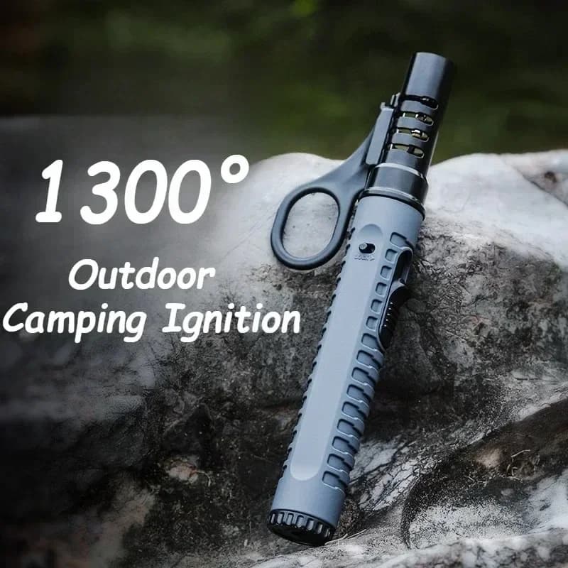 2025 New 1300th Outdoor Camping Light Portable Lighting Gun Kitchen Ring Accessories Inflatable Lighter for Camping Flashlight