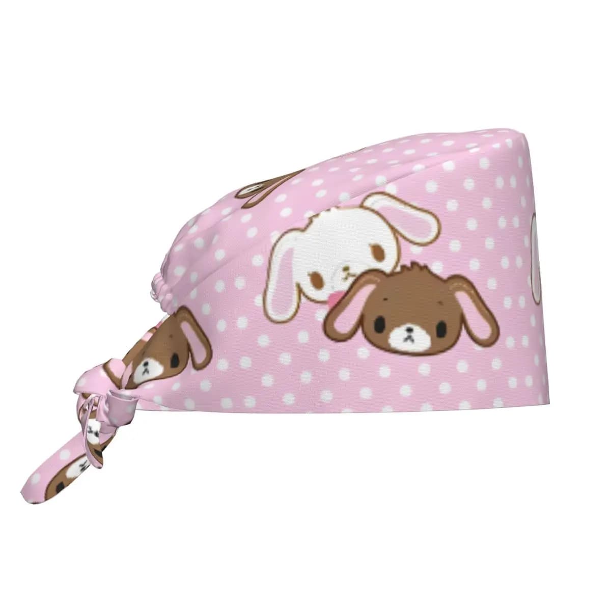 Carino Sugar Rabbit Sugarbunnies Scrubs Cap Classic Beauty Pet Veterinario Berretti chirurgici per uomo Donna Toelettatura animali Berretti da lavoro infermieristici Cappello