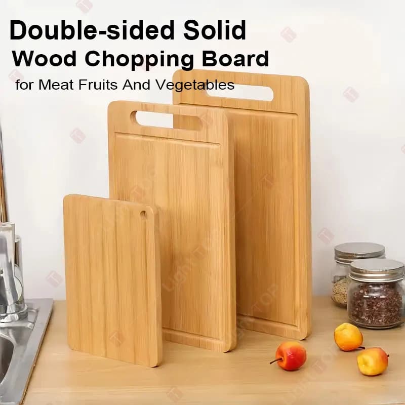 Wooden cutters for kitchen cutters Kitchen cutters often available on both sides for meat, fruit and vegetables