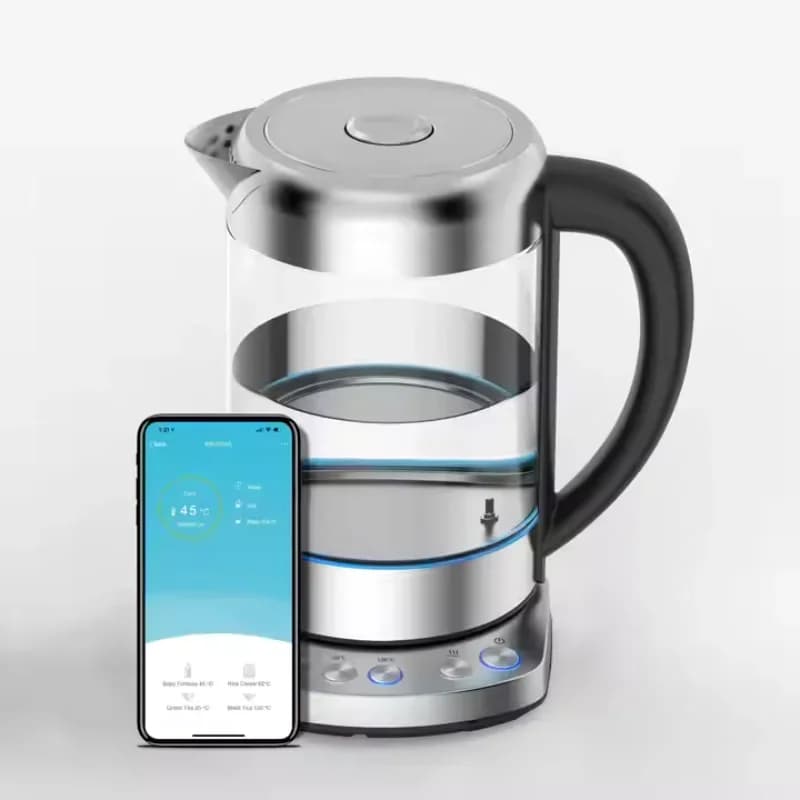 Wifi Thermos Controllo della temperatura App isolata Riscaldatore remoto Hot Smart A Boccetta elettrica in vetro Bollitore per acqua bollente