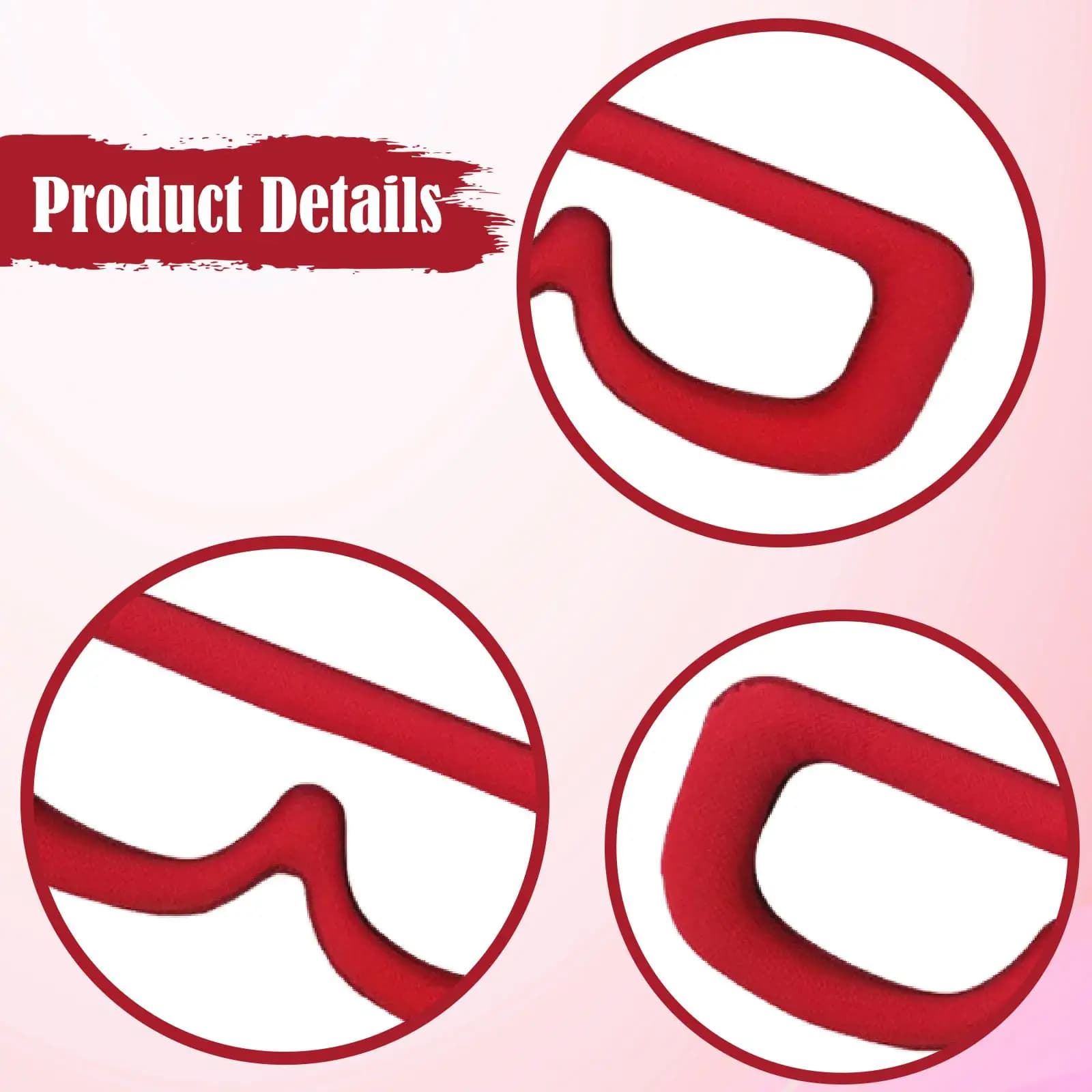 Eyewear Sponge Bearing, High Performance Soft Seal, Easy to Use, Avoid Light Infiltration, Sponge Eye Mask, Comfortable Face Bearing