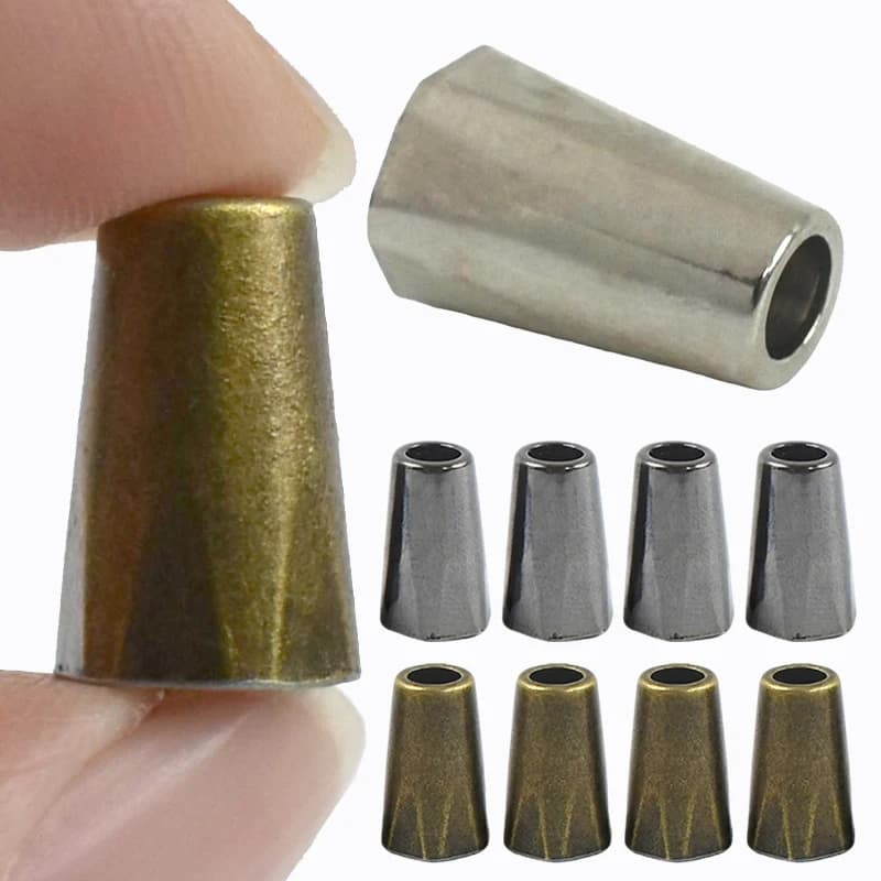 50 Pezzi Fermacorda in Metallo, Chiusura a Scatto per Cappelli, Borse, Zaini, Pantaloni, Accessori per Cucito Fai-da-Te