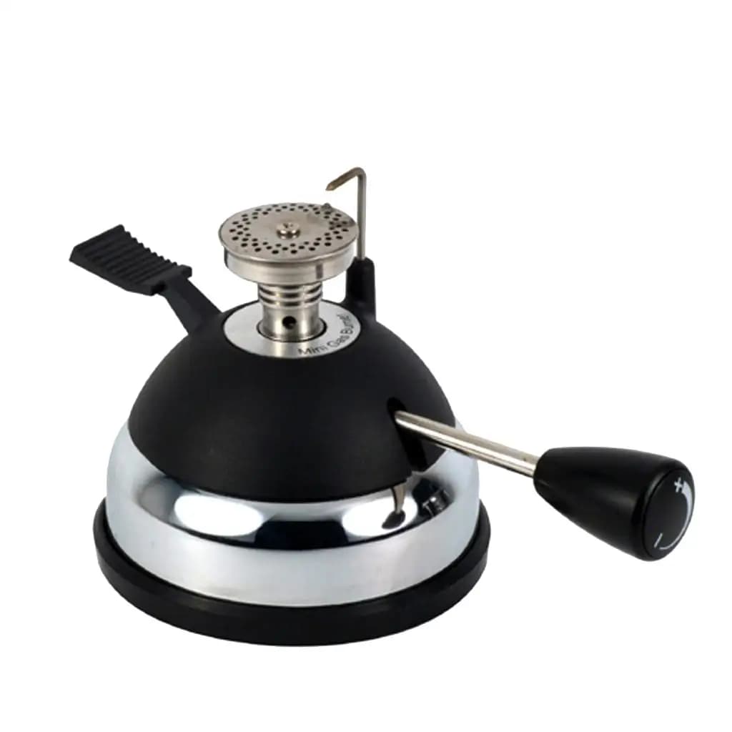 Caffettiera con sifone per l'equilibrio familiare Design elegante Sifone in stile retrò Caffettiera a gas Bruciatore da tavolo Riscaldatore per caffè con sifone