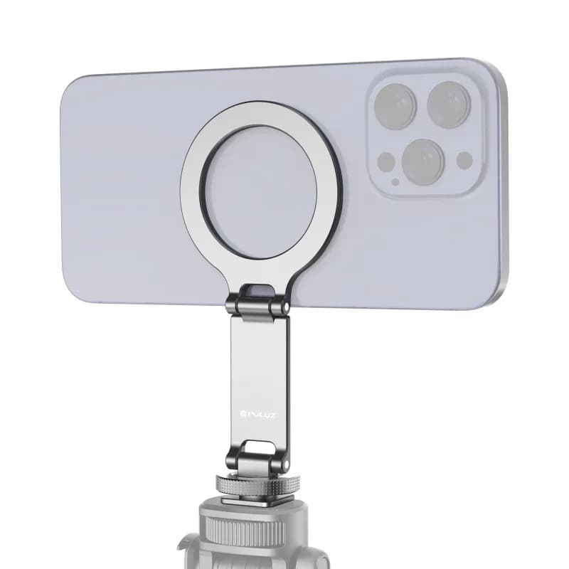 Magnetic Magsafe Phone Holder Mount Folding Cold Shoe Metal Holder Horizontal Vertical Shooting For Camera Monitor Tripod