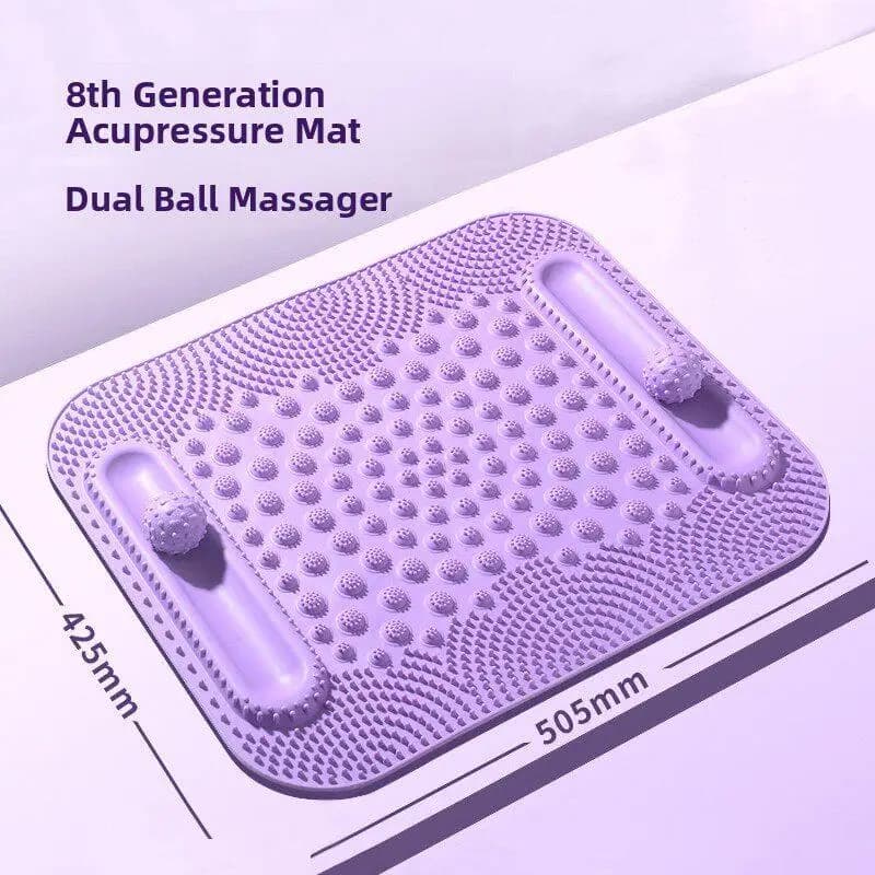 Massage Mat for Feet with Pressure, for Slim Weight and Running, with Ball Bearings, Meridian Mat for Interior