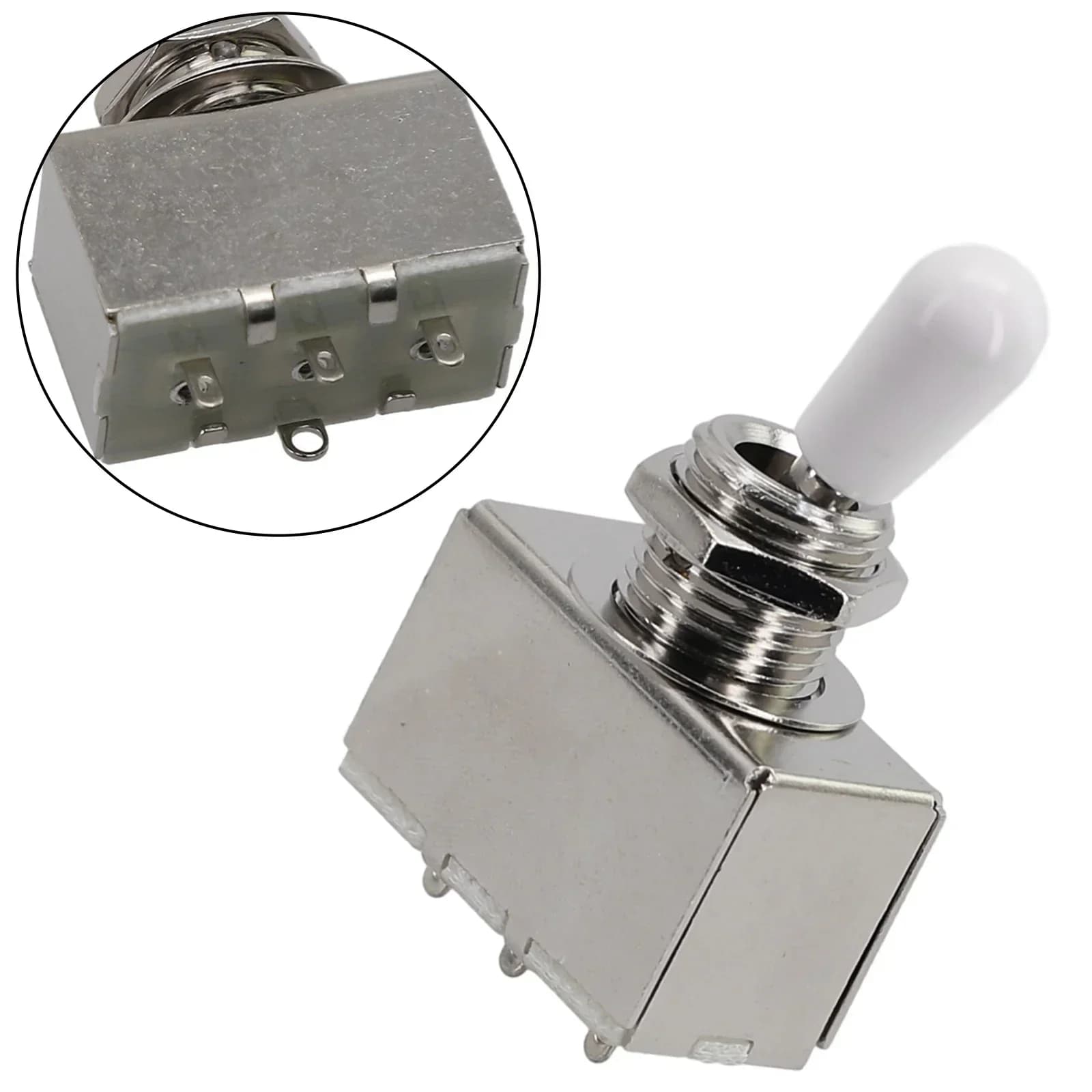 Selettore per chitarra elettrica Interruttore a levetta chiuso a 3 vie Selettore tono pickup Manopola Accessori per strumenti musicali Principianti