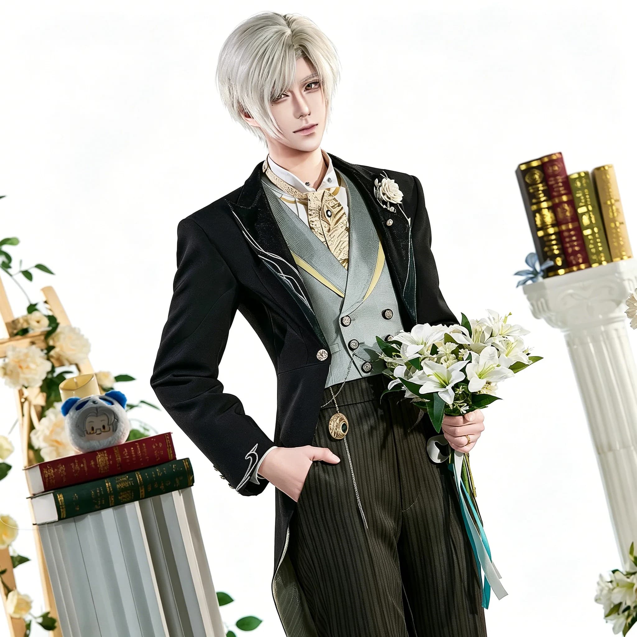 Tears Of Themis Vyn Richter Cosplay Costume Men Outfit For Anime Convention Halloween Party Comic con