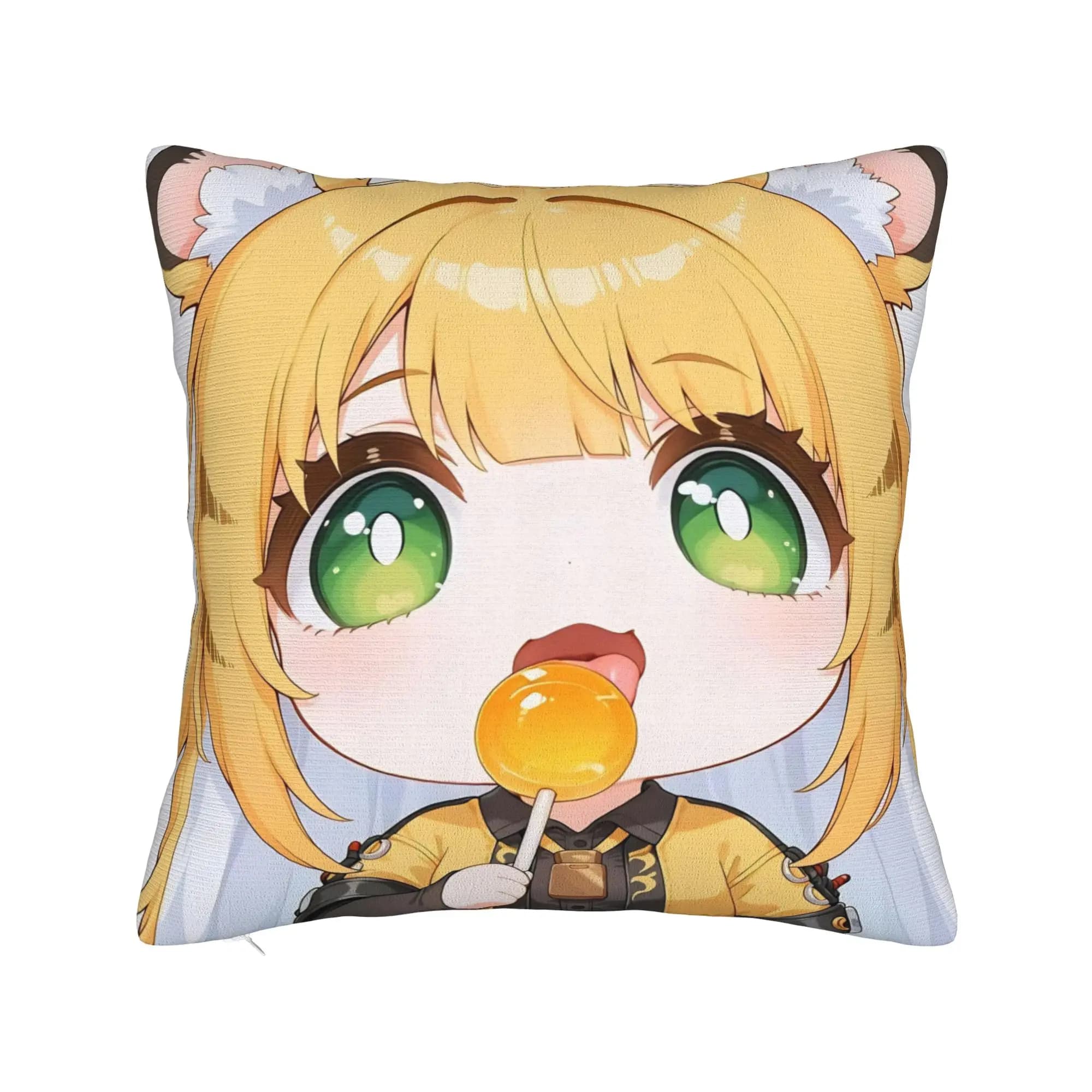 Federa decorativa per cuscino Trickcal C-Chibi Go Games Accessori per la casa, federa per cuscino con cerniera, diverse misure