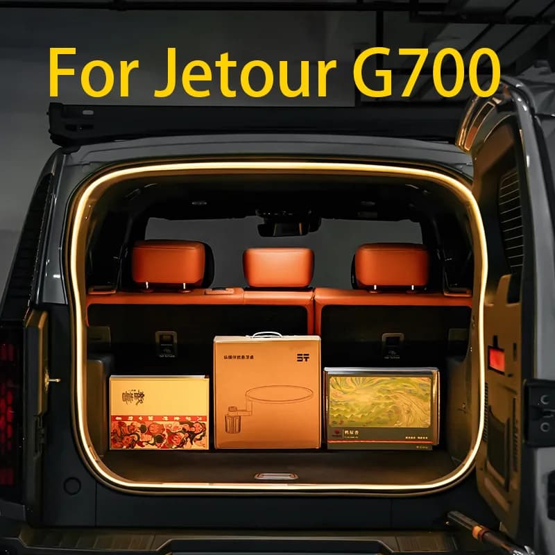 Per Jetour G700 2025+ Illuminazione LED per Bagagliaio, Luce Ambientale per Bagagliaio, Luce da Campeggio per Bagagliaio, Striscia Luminosa, Accessori Auto