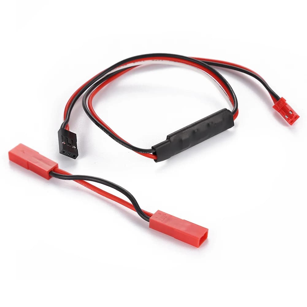Pannello di controllo automatico per verricello CH3, telecomando a terzo canale con adattatore per accessori auto RC 1/10