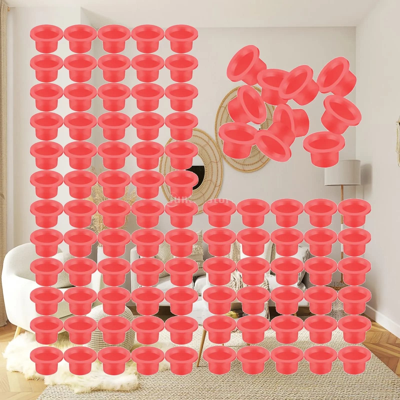 100 Pieces Faucet Leakproof Sealing Gaskets, Silicone Pipe Sealing Rings Maintenance, Faucet Washers for Garden Hose Kitchen