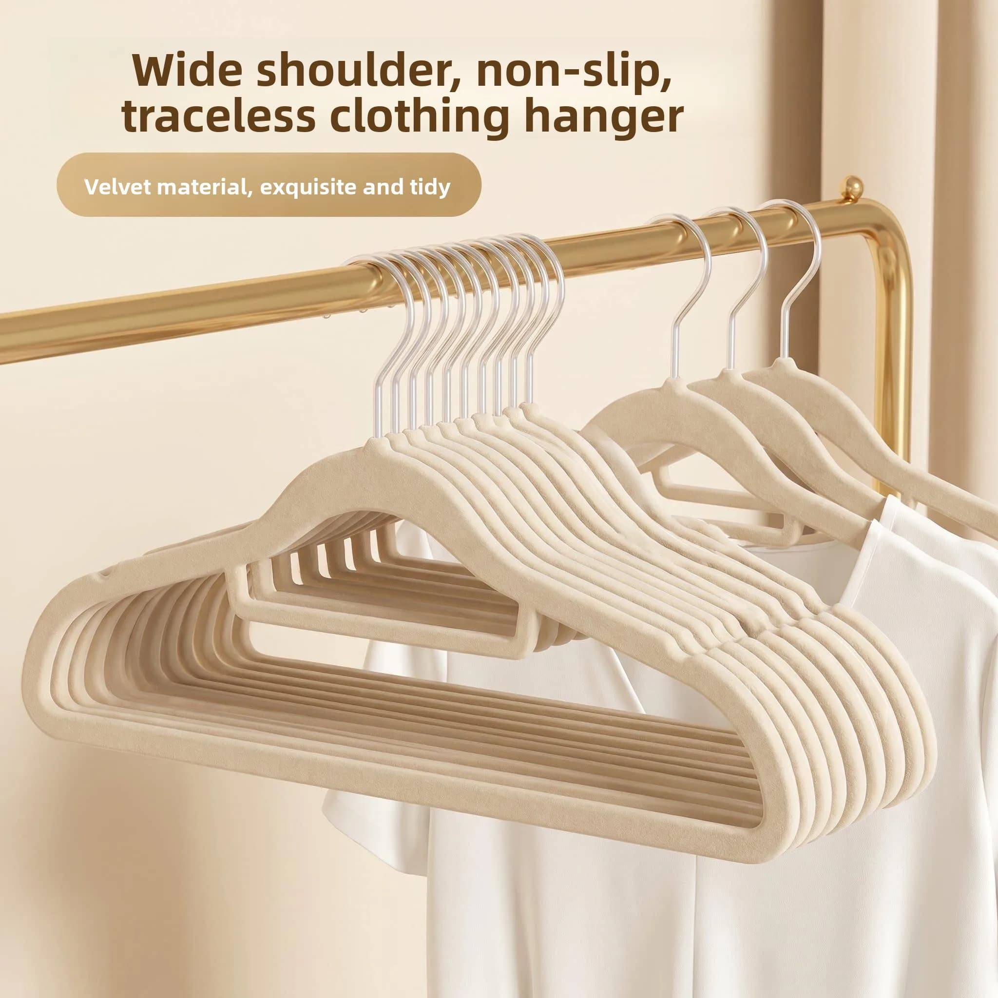 Thickened Extra Large Clothes Hanger Home Dormitory Student Markless Clothes Drying Rack Balcony No Bagging