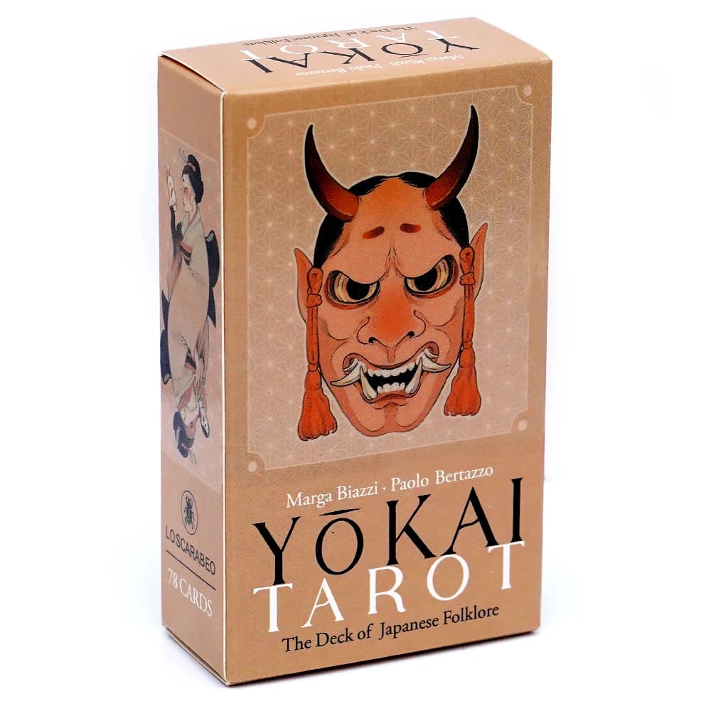 Mazzo di tarocchi Yokai 78 pezzi di carte radicate nel gioco da tavolo del mazzo del folklore giapponese per carte per principianti Oracle Bellissime illustrazioni