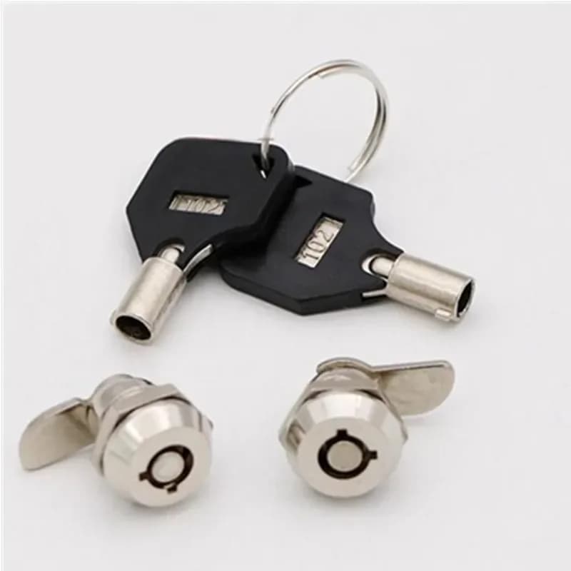 2 serrature per mobili di sicurezza serratura a camma hardware per porta di sicurezza armadio cassetta postale cassetto armadio armadietto con 2 chiavi