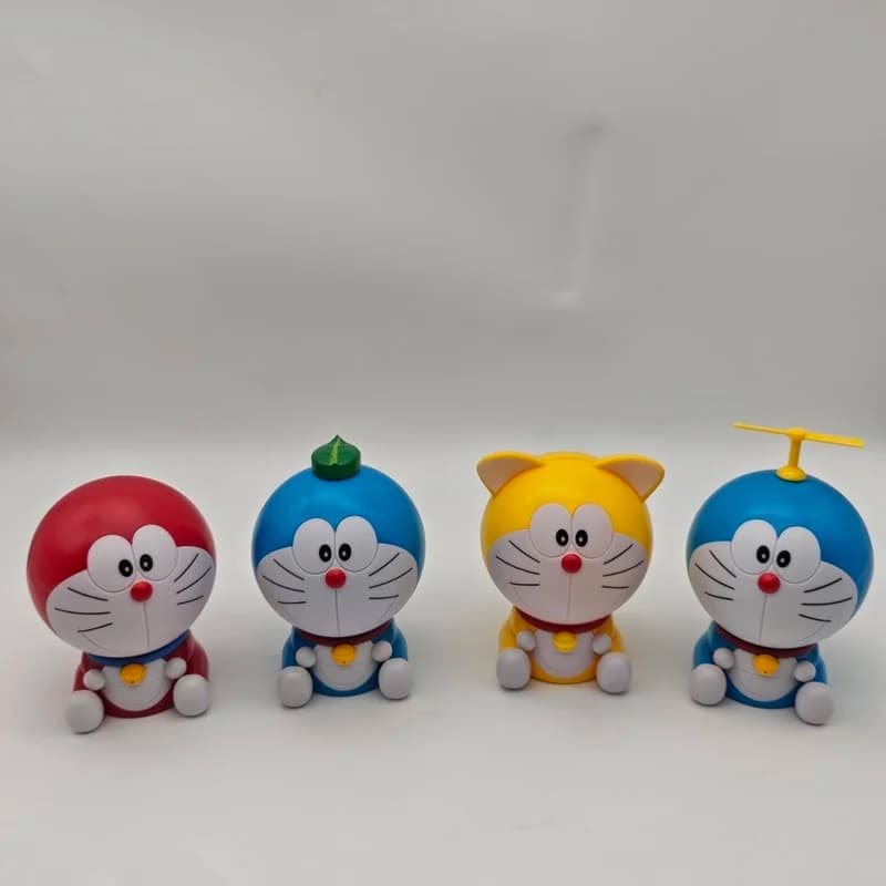 Action Figure Anime Cartoon Gatto Robot Blind Box, Modello Smontabile e Assemblabile, Ornamento da Scrivania, Giocattolo Decorativo, Regalo Festivo