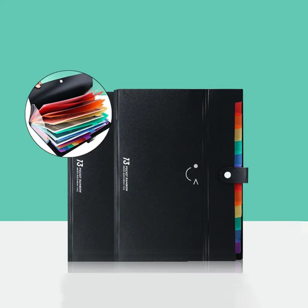 Tasche Borsa per organo A4 con chiusura a scatto per organizer per documenti in carta A4 Borsa per documenti Cartelle di file Porta carta di prova