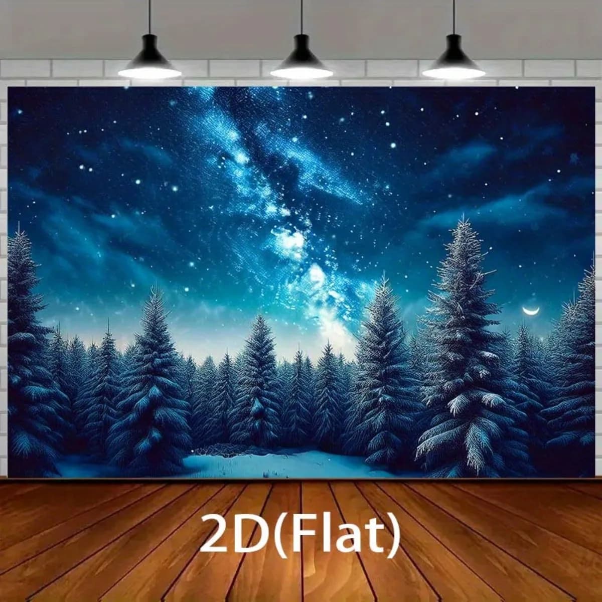 Huge Milky Way Galaxy Forest Tapestry Wall Art Starry Night Celestial Pine Tree Decorative Hanging Background Decor 180x280cm