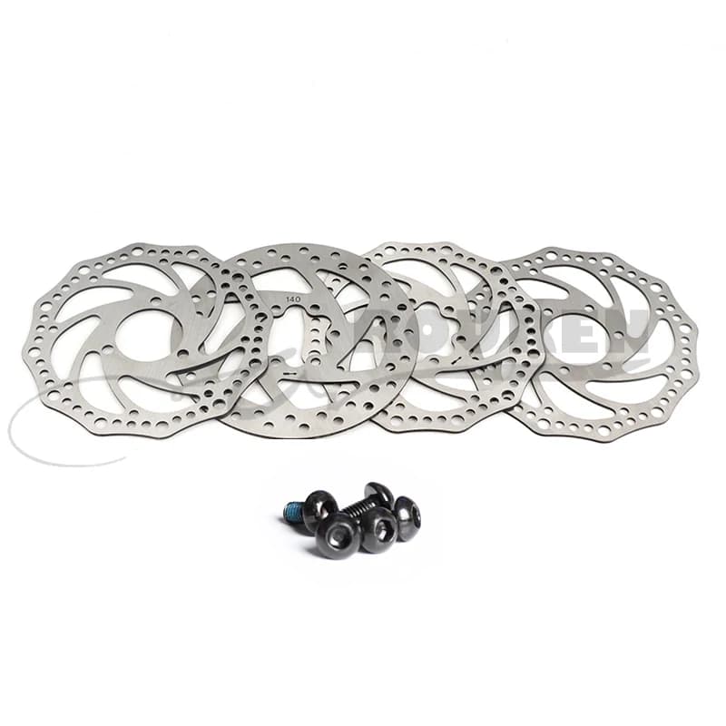 3 fori 6 disco freno pezzo rotore 140mm Scooter elettrico freni con vite per ATV Kart Dirt Pit Bike Motorcross Moto accessori