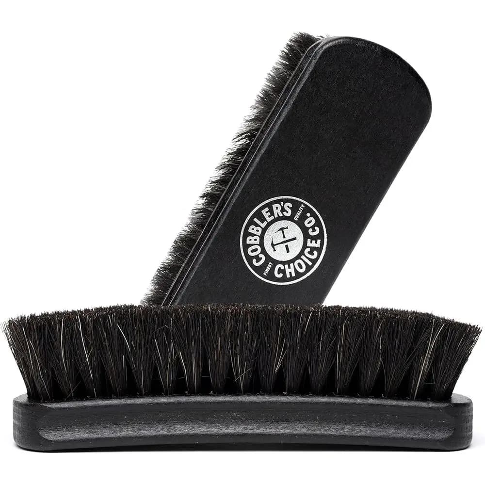 High-Quality Shoe Brush with Ergonomic Handle, Black