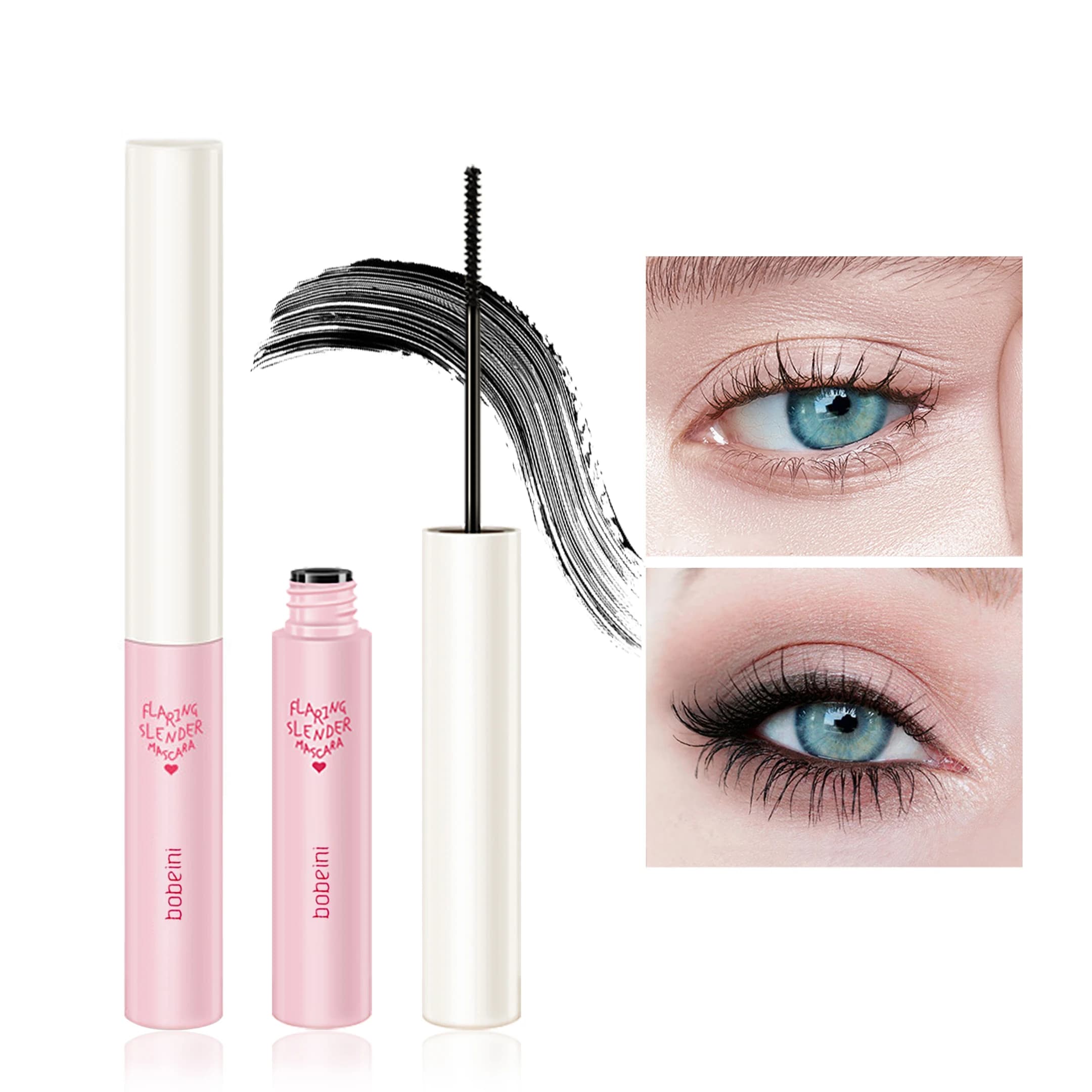 Mascara waterproof, non togliere il trucco, allungamento, densifiante, sottile, riccio, durevole e non sbava