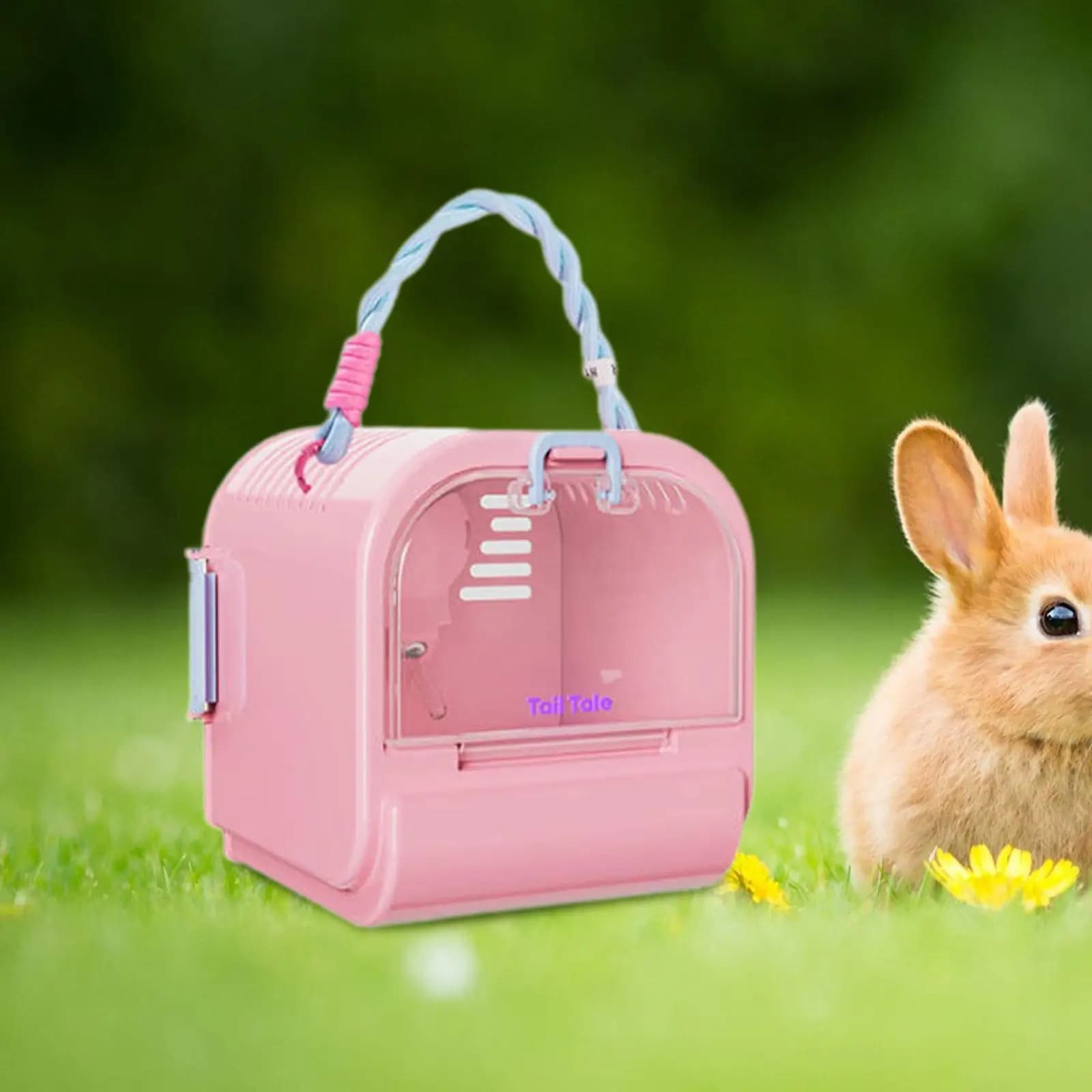Custodia per il trasporto di piccoli animali Gabbia in uscita per animali domestici per scoiattolo, furetti, criceti nani