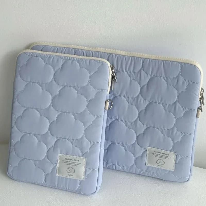 New Cloud Custodia per laptop Borsa per iPad in cotone di grande capacità di stoccaggio Ricamo 11/13/14 /15 Custodia per notebook da 15,6 16 pollici