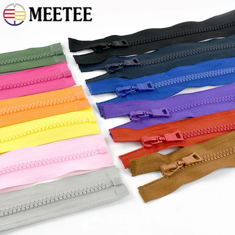 2/5 pezzi 5 # Cerniere in Resina, Chiusura a Fine Corsa 15-25cm, Apertura a Fine Corsa 30-90cm, Cerniere Separabili per Cucito, Decorazione Borse, Kit di Riparazione