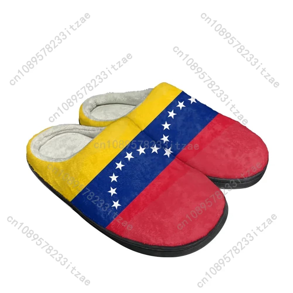 Hot Venezuela Flag Pantofole personalizzate in cotone moda Uomo Donna Sandali per adolescenti Peluche Casual Mantieni calde Scarpe Pantofola comoda