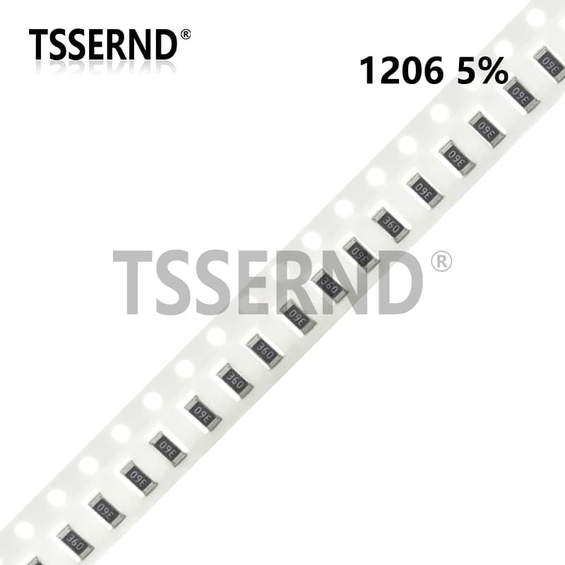 Resistore SMD 100 pezzi 1206 5% 0R ~ 10M 1/4W 0 1 10 100 150 220 330 ohm 1K 2.2K 4.7K 10K 100K 1R 10R 100R 150R 220R 330R 470R 1M