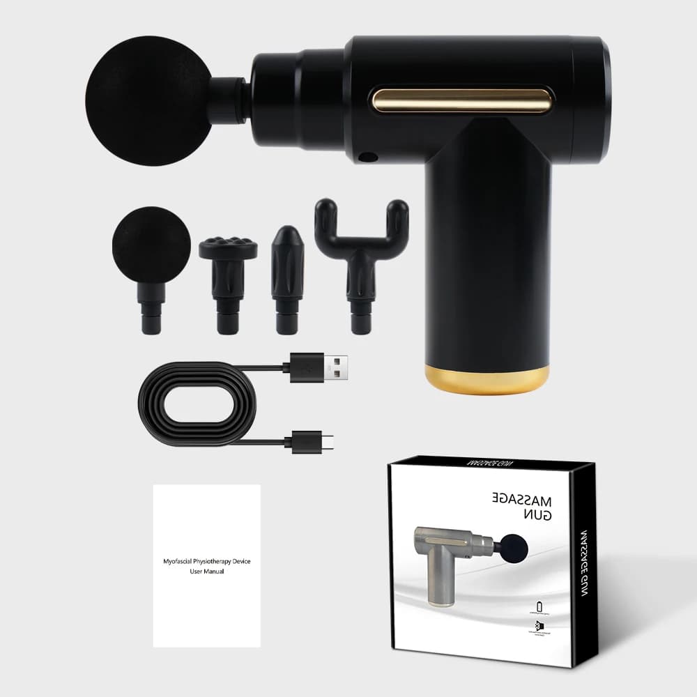 Percussion Massage Gun for Deep, Mini, Lightweight and with Adjustable Speed, Body-fit Massage Equipment