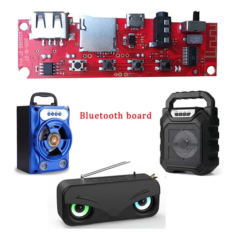 Circuito Audio Bluetooth multifunzionale scheda amplificatore modulo Bluetooth modulo Bluetooth fai da te lanterna Mltifunctional
