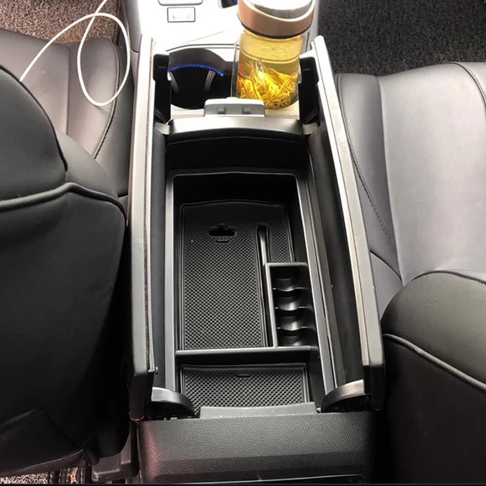 Car Armrest Storage Box Organizer for Peugeot 3008 5008 2017-2020 Models Central Console Container Tray Auto Accessories