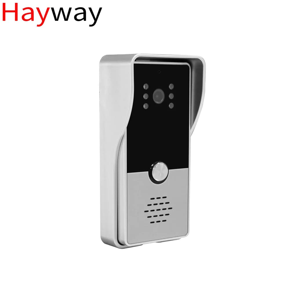 Hayway Videocitofono a 4 fili 1200TVL Telecamera esterna Campanello impermeabile con ampia visualizzazione per sistema videocitofonico domestico