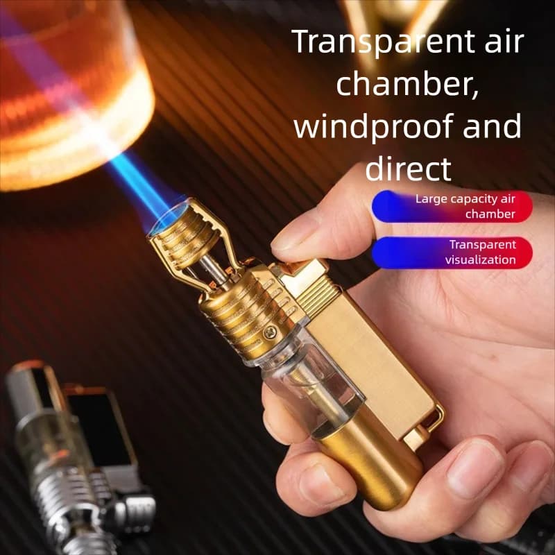 Straight headed small spray gun, transparent air window, direct to lighter manufacturer, direct sales, high-quality small weldin