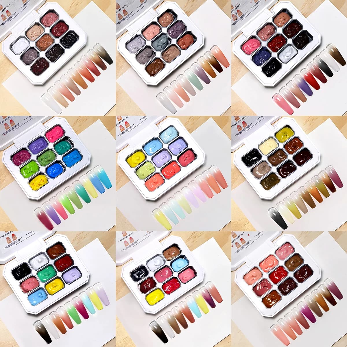Nail Gel 7in1 for Smooth Painting, Long-Term Gel Nail Polish, Nail Art Design, High Trame Gel