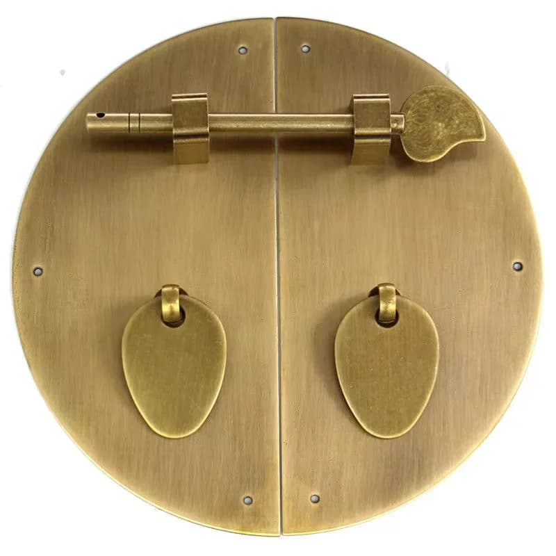 8 cm/10 /15/ 18/20 Porta tazza cinese retro maniglia in rame puro pipistrello Nuvole maniglia Maniglia rotonda per mobili Manopole per mobili incise