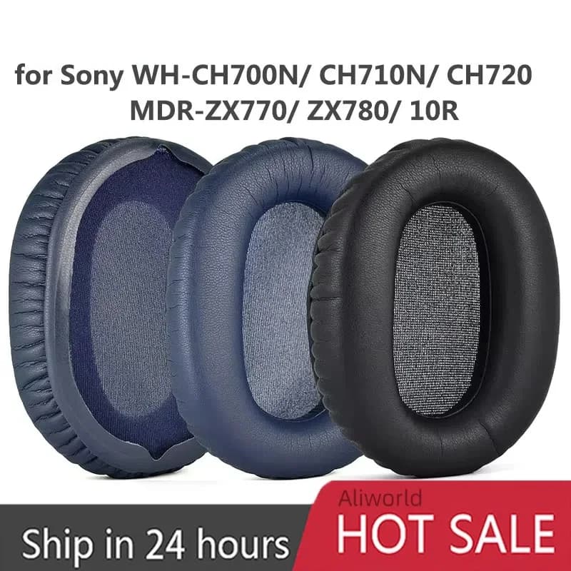 Cuscinetti auricolari per Sony WH-CH710N auricolare memory foam cuscinetti auricolari di ricambio Sony WH-CH700N MDR-ZX770 ZX780 10R copertura auricolare