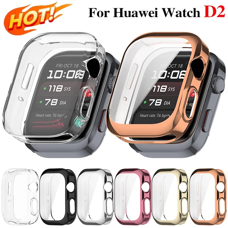 Custodia per Huawei Watch D2 Custodia protettiva per schermo Custodia protettiva protettiva per paraurti morbida in TPU Accessori per Huawei Watch D2