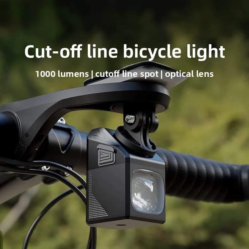 Fari per Bicicletta 1000 Stream, Luci da Sollevamento, Fari Sospesi per Ciclismo Notturno su Strada, Antiabbagliamento per Mountain Bike