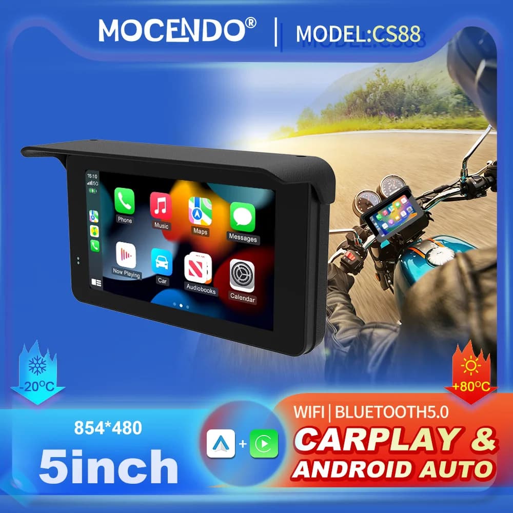 Waterproof Motorcycle DVR Camera WiFi GPS Dash Cam Full Body Black Box Front Rear Driving Video Recorder for Moto