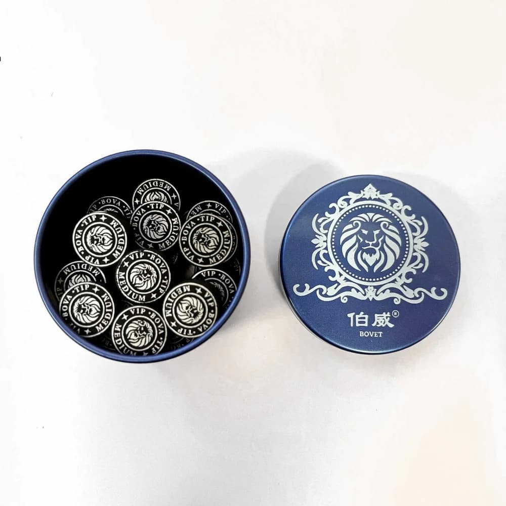 Puntali Professionali per Stecca da Biliardo BOVET VIP - Durezza Media 14mm