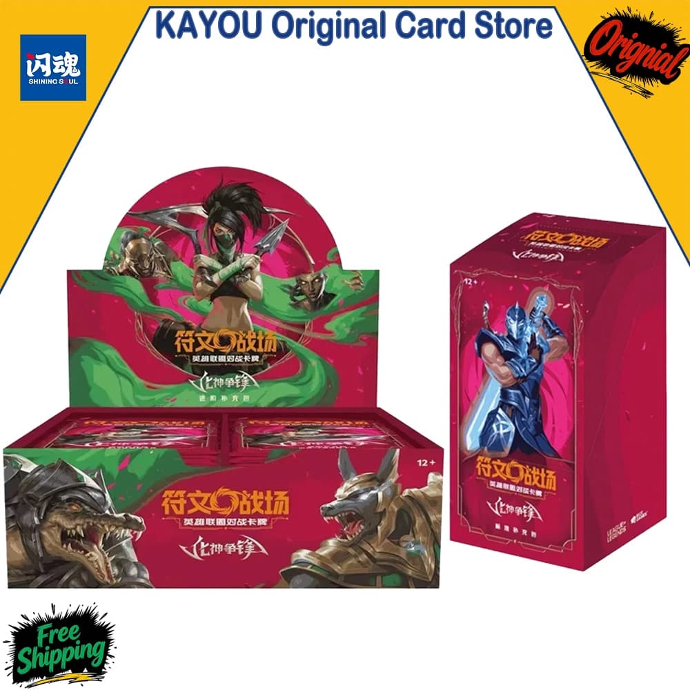Riftbound: League of Legends TCG Cards Divine Ascend Clash Battle Trading Cards Vol.4 Advanced Booster Pack Anime Original Gifts